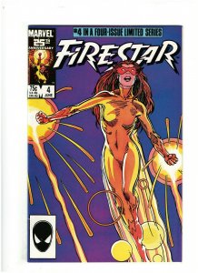 Firestar #4 VF+ 8.5 Marvel Comics 1986 Barry Windsor-Smith Cover