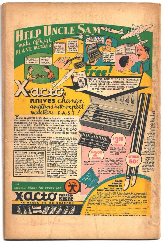 JUNGLE COMICS #53 (May1944) 5.0 VG/FN  52 pages - 6 stories! Early George Tuska!