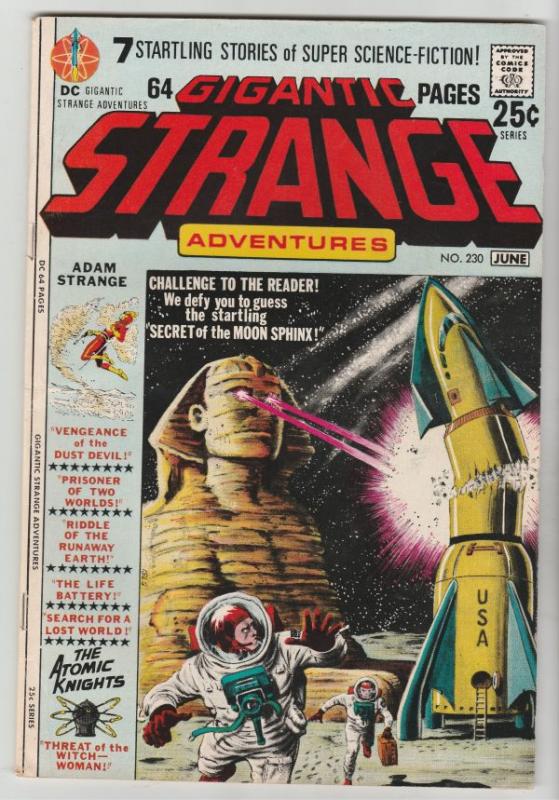 Strange Adventures #230 (Jun-71) VF/NM High-Grade Adam Strange, Alana