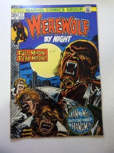 Werewolf by Night #11 (1973) FN- condition rusty staple, ink fc