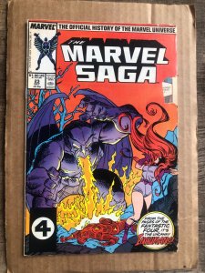 The Marvel Saga The Official History of the Marvel Universe #23 (1987)