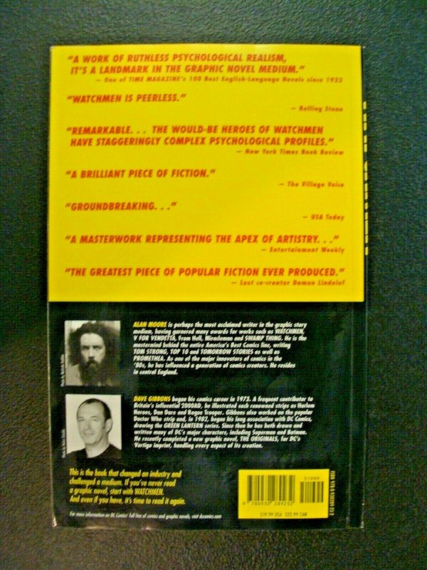 Watchmen TPB Graphic Novel DC Vertigo Alan Moore Dave Gibbons VF+ Condition