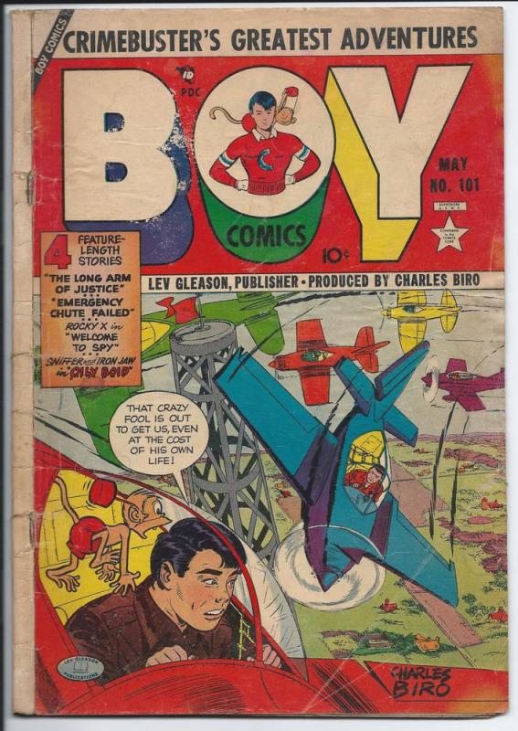 Boy Comics No. 101 - Golden Age - May 1954 (Good+)