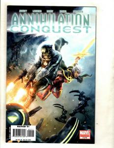 Lot Of 7 Annihilation Conquest Marvel Comic Books # 1 2 3 4 5 6 + Prologue SM8