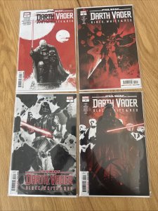 Star Wars Darth Vader Black, White & Red #1-4 Complete Marvel Comics + Bonus NM
