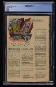 Fantastic Four #8 CGC VG- 3.5 1st Appearance of Puppet Master!!