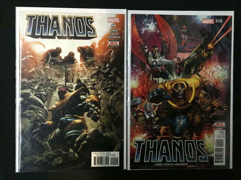 THANOS #1-2 (2ND PRINT) 3, 5, 9-12 2017 SERIES VF-N/M 8 COMICS
