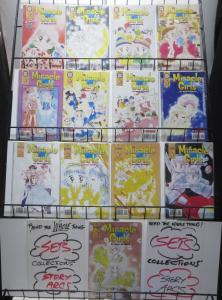 MIRACLE GIRLS (2000 TOKYOPOP) #1,2,4-14! MANGA FUN! NAMI AKIMOTO! VF/+