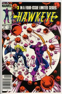 HAWKEYE #3 -  ’83 - 9.0, WP - Origin Mockingbird