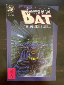 Batman Shadow of the Bat #2 DC 1992 VF+ 8.5