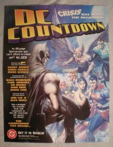 DC COUNTDOWN Promo Poster, Green Lantern, Batman, Unused, more in our store