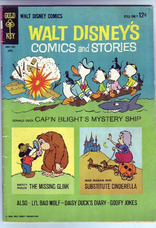 Comics and Stories, Walt Disney's #283 (Apr-64) VG+ Affordable-Grade Donald D...