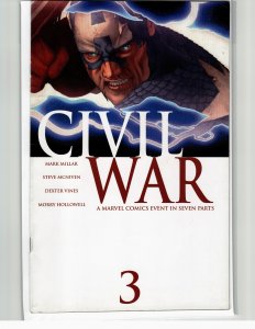 Civil War #3 (2006) Captain America [Key Issue]