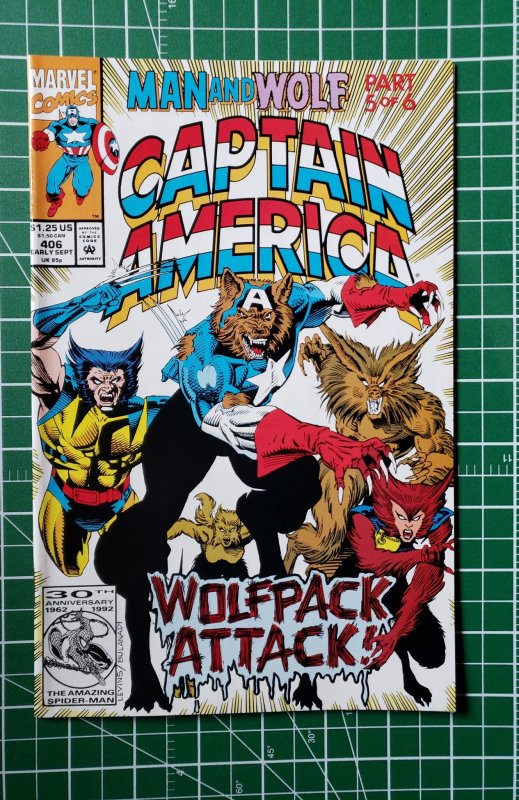 Captain America #406 Direct Edition (1992)