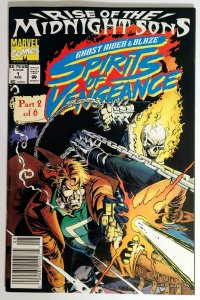 Ghost Rider / Blaze: Spirits of Vengeance #1 NEWSSTAND, 1st Full  App LILITH