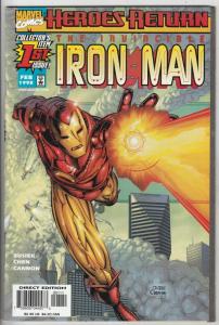 Iron Man #1 (Feb-98) NM+ Super-High-Grade Iron Man