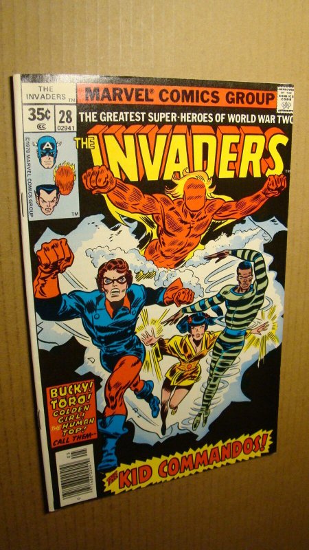 INVADERS 28 *NM 9.4* CAPTAIN AMERICA KID COMMANDOS 1977