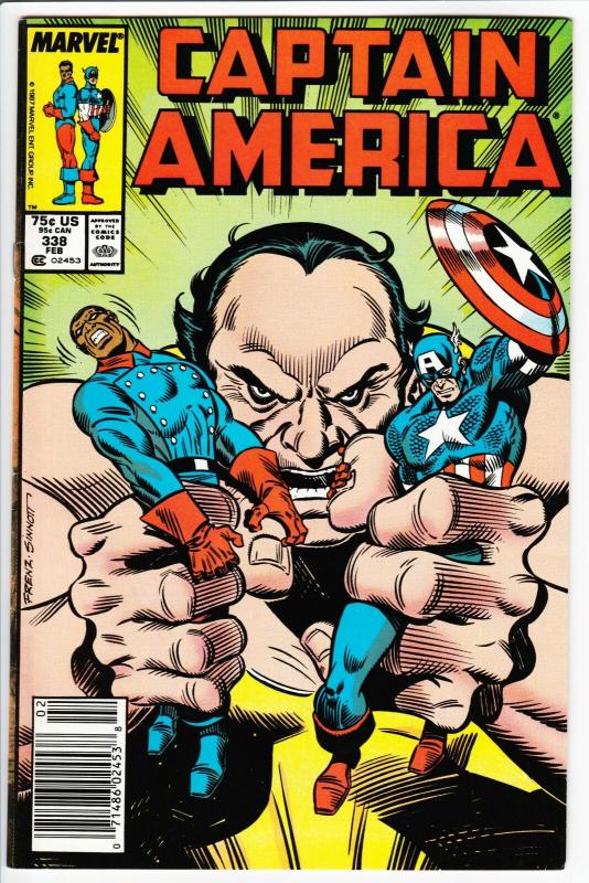 Captain America #338 (Marvel, 1988) FN