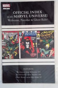 Wolverine, Punisher & Ghost Rider: Official Index #3 Marvel 2011 Comic