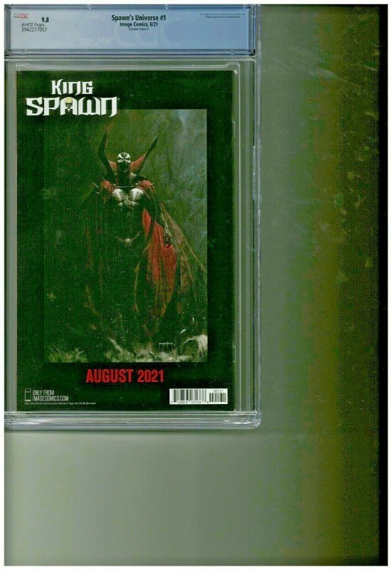 Spawn's Universe #1 Variant Cover C J Scott Campbell Gunslinger CGC 9.8