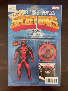 Deadpool's Secret Wars #1 JTC Action Figure variant Marvel 2015 NM 9.4