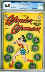 Wonder Woman #35 (1949) CGC 6.0! White Pages!