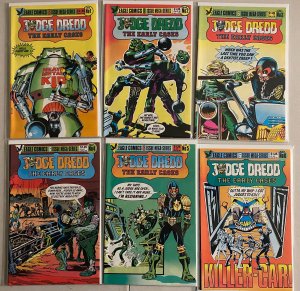 Judge Dredd The Early Cases set #1-6 6 diff 7.0 (1986)