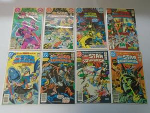 All Star Squadron comic lot 52 pieces from:#1-67 & 3ANN 6.0 FN (1981-87)