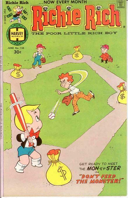 RICHIE RICH  (1960-1991) 155 VF-NM   June 1977 COMICS BOOK