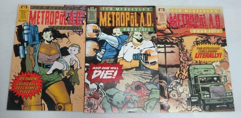 METROPOL AD 1992 EPIC 1-3 McKeever set complete