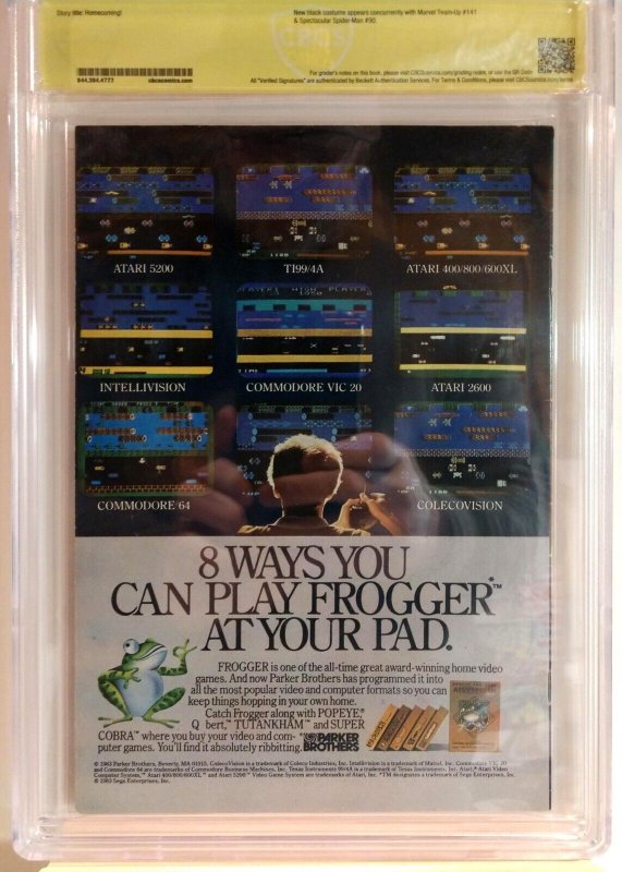 Amazing Spider-Man #252 Verified, Signed by Ron Frenz 