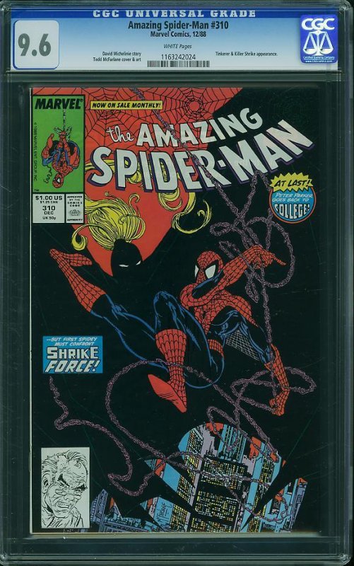 AMAZING SPIDER-MAN (1988-1989) CGC SET