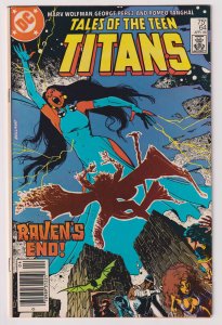 DC Comics Group! Tales of the Teen Titans! Issue #64! 