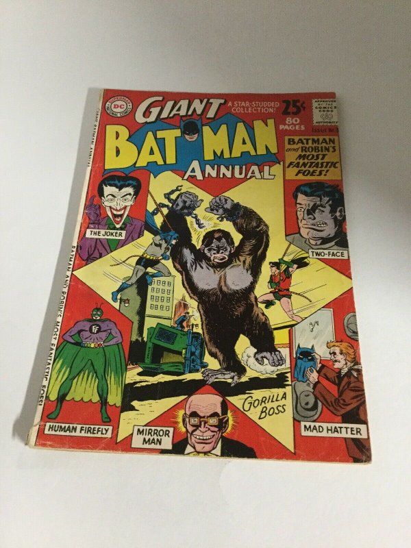 Batman Giant Annual 3 Vg Very Good 4.0 DC Comics Silver Age