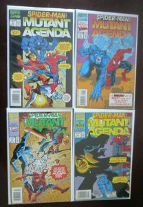 SpiderMan Mutant Agenda comic set #0 to #3 all 4 different books 8.0 VF (1994)