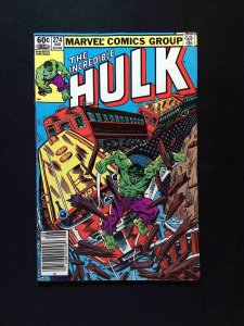 Incredible Hulk #274  Marvel Comics 1982 VF- NEWSSTAND