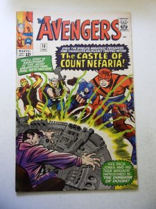 The Avengers #13 (1965) 1st App of Count Nefaria! GD/VG Condition see desc