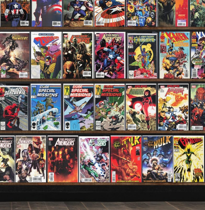 Huge Lot 140+ Comics with The Mighty Avengers, Captain America & More!