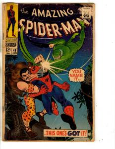 Amazing Spider-Man # 49 GD Marvel Comic Book Goblin Sandman Vulture Kraven RH3