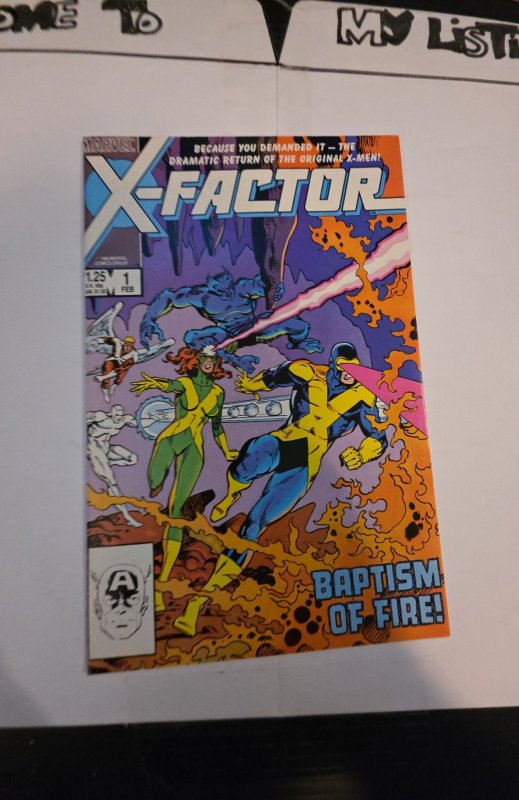 X-Factor #1 (1986)first issue of new old team