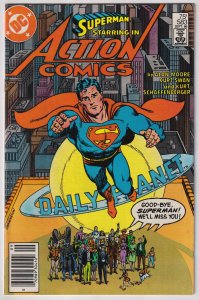 Action Comics #583 (1986) Superman by Alan Moore, NEWSSTAND