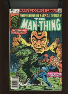 (1980) Man-Thing #4: BRONZE AGE! DEATH-KNELL (8.0/8.5)