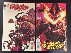 AMAZING SPIDER-MAN #799 - 2ND PRINT VAR/1ST GOBLIN CHILDE 2PC LOT (8.5/9.0) 2018