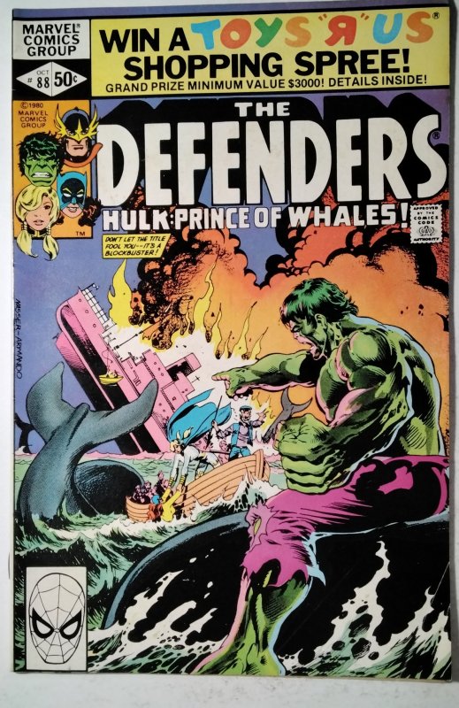 The Defenders #88 (1980) Marvel Comic Book J757