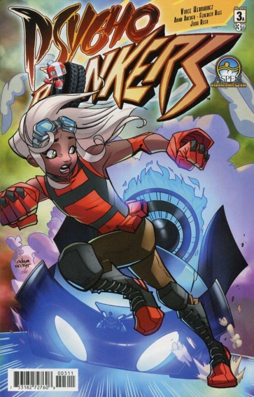 Psycho Bonkers #3 (of 5) Direct Market Cover A Comic Book 2015 - Aspen