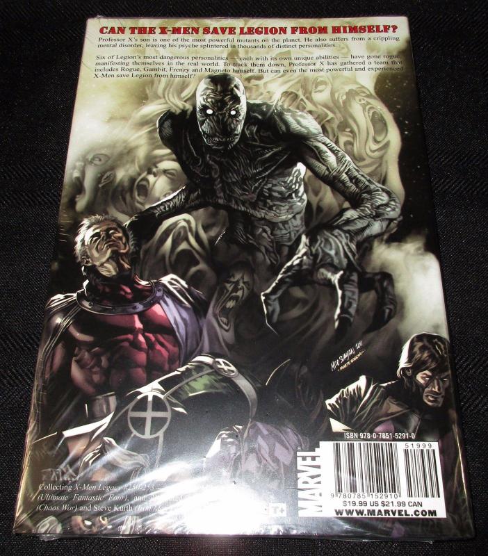 X-Men Legacy Lost Legions Hardcover Graphic Novel (Marvel) - New/Sealed!