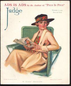 Judge 11/13/1920-GGA infinity cover by Edna L. Crompton-Platinum Age-Santa Cl...