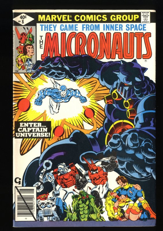 Micronauts #8 FN/VF 7.0 1st Appearance Captain Universe!