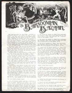 Barsoomian Bazaar 1972-House of Greystoke-ERB-Tarzan-John Carter of Mars-news...