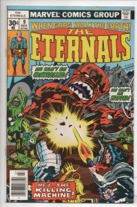 ETERNALS #9, NM-, Jack Kirby, Killing Maching, 1976 1977, more JK in store